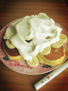 しっとりふわふわ*パンケーキ♡-レシピのメイン写真