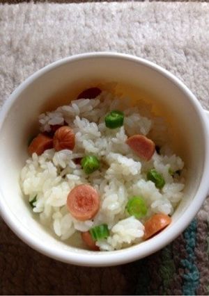 離乳食完了、ウインナーの混ぜご飯-レシピのメイン写真