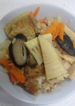 絶品！我が家のたけのこご飯-レシピのメイン写真