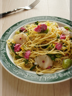 * 春の香り ♥桜と菜の花の春色パスタ♪-レシピのメイン写真