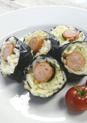 うどんでマキマキ！ウインナーチーズロール-レシピのメイン写真