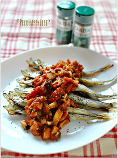 イタリアン焼きししゃも トマトソースかけ-レシピのメイン写真