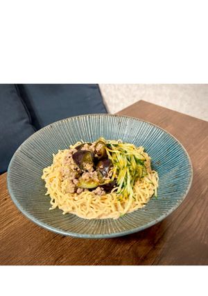 麻婆茄子冷やし中華(ごまだれ)-レシピのメイン写真