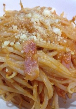 ナポリタン風もやし-レシピのメイン写真