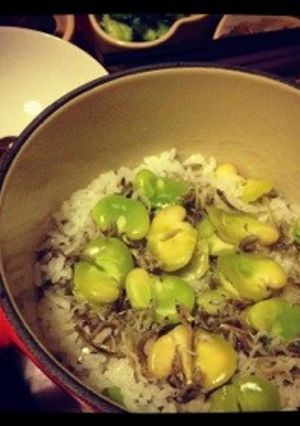 そら豆とじゃこのご飯-レシピのメイン写真