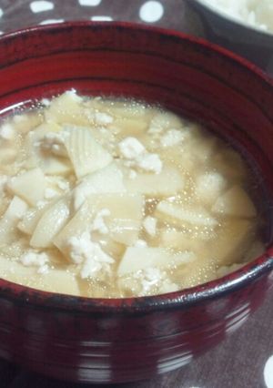 筍と豆腐汁-レシピのメイン写真