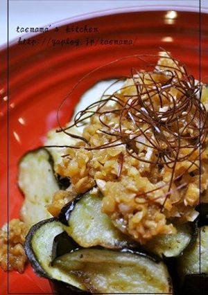 筍も使って＾＾　揚げ茄子の油淋ソース-レシピのメイン写真