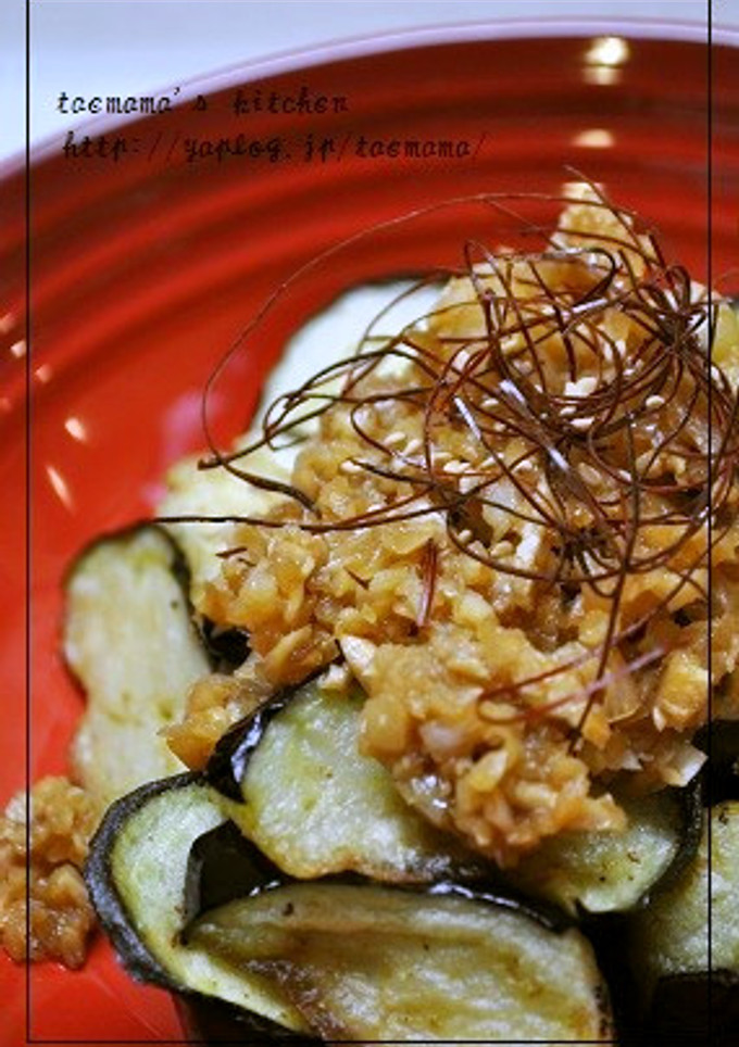 筍も使って＾＾　揚げ茄子の油淋ソース-レシピのメイン写真