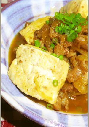 めんつゆで肉食の男が好きな肉豆腐の基本！-レシピのメイン写真