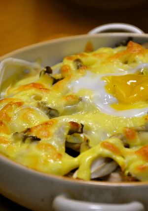 鶏胸肉ときのこのグラタン風(鮭)-レシピのメイン写真