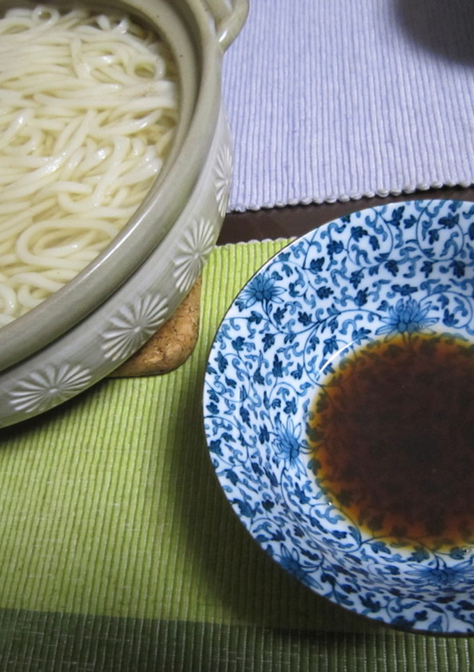 黒酢柚子胡椒醤油つゆだし釜揚げうどん-レシピのメイン写真