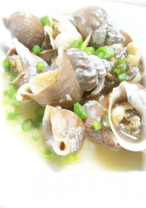 つぶ貝の酒蒸し☆ガーリックバター風味☆-レシピのメイン写真