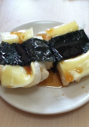 はちみつ醤油をからめて♡チーズもち-レシピのメイン写真