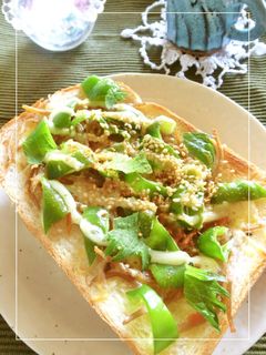リメイク⋆きんぴらとピーマンのトースト-レシピのメイン写真