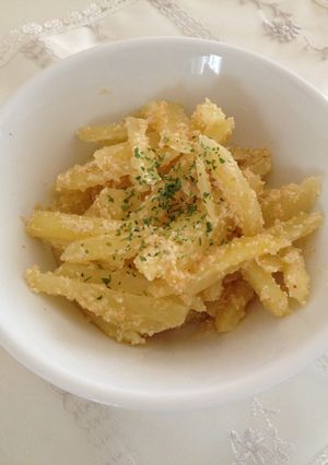 濃厚！じゃがいも明太バター炒め-レシピのメイン写真