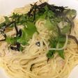 青じそと海苔のツナクリームパスタ