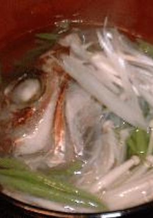 鯛とじゅんさいの塩魚汁（しょっつる）鍋-レシピのメイン写真