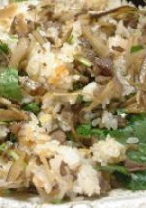 ごぼうと牛肉の混ぜご飯-レシピのメイン写真
