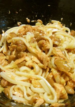 ツナ納豆うどん-レシピのメイン写真