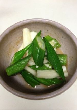 だしがきいている！オクラと山芋の和え物-レシピのメイン写真