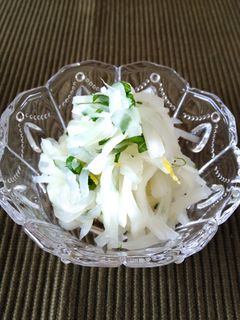 青じそとレモンのさわやか大根-レシピのメイン写真