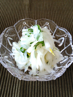 青じそとレモンのさわやか大根-レシピのメイン写真