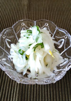 青じそとレモンのさわやか大根-レシピのメイン写真