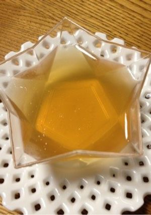 琥珀色の梅ゼリー-レシピのメイン写真