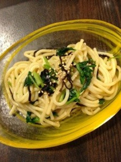 手抜き(笑)和風パスタ♥-レシピのメイン写真