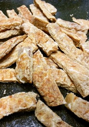 愛犬の為に♪ヘルシー豚肉ジャーキー-レシピのメイン写真