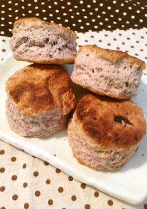 トースターで！ブルーベリー＆苺スコーン♪-レシピのメイン写真