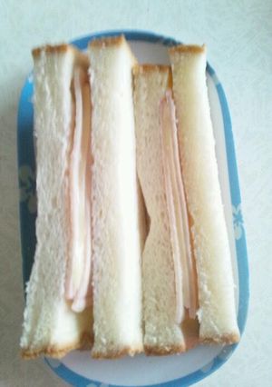 簡単シンプル♪チーズハムサンドイッチ-レシピのメイン写真