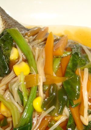 白身魚の野菜のあんかけ-レシピのメイン写真