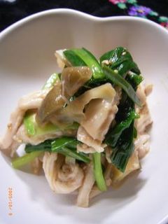 蒸し鶏とザーサイ、細ネギの和え物-レシピのメイン写真