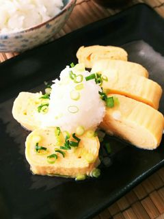 だし巻き玉子焼き*フライパンでも簡単♪-レシピのメイン写真