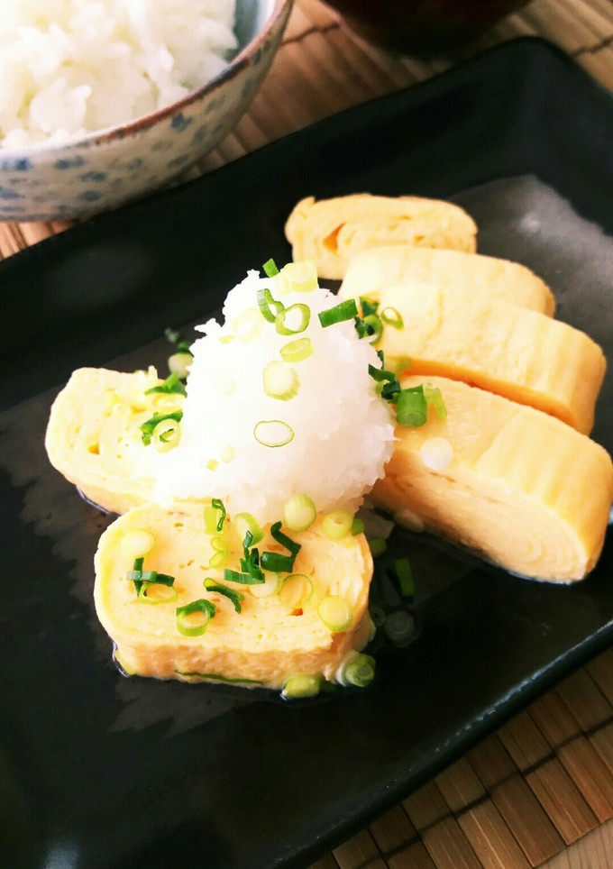 だし巻き玉子焼き＊フライパンでも簡単♪-レシピのメイン写真