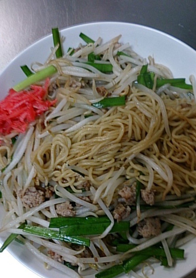 節約！？おつまみ♪塩焼きそば-レシピのメイン写真