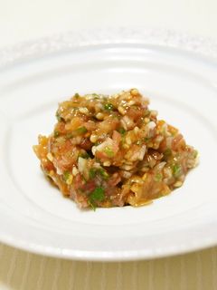 薬膳梅たたき-レシピのメイン写真