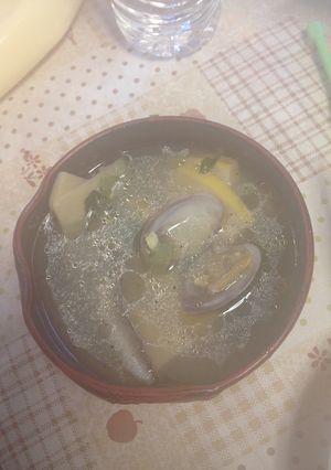あさりタケノコわかめ旬春スープ-レシピのメイン写真