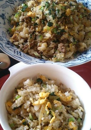 ベビーと取り分け！小松菜チャーハン-レシピのメイン写真