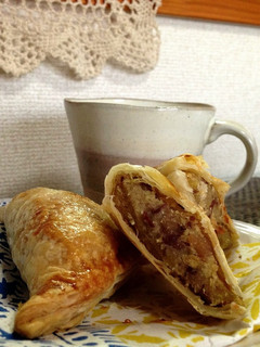 *栗の渋皮煮入り♪スイートポテトパイ*-レシピのメイン写真