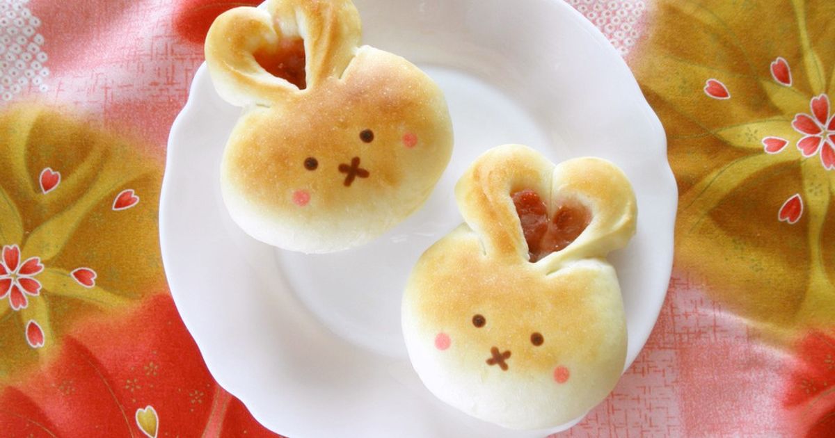 うさぎちゃん♡あんパン by pitachan1 【クックパッド】 簡単おいしい