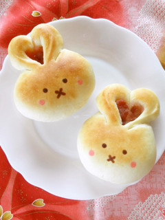 うさぎちゃん♡あんパン-レシピのメイン写真