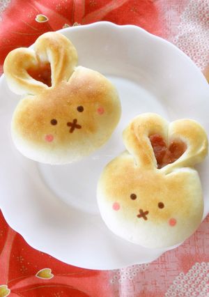 うさぎちゃん♡あんパン-レシピのメイン写真