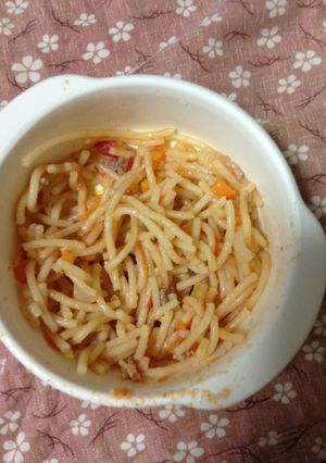 離乳食中期ミートスパゲティ-レシピのメイン写真