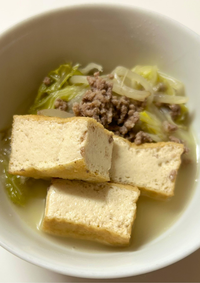 厚揚げと白菜の煮物-レシピのメイン写真
