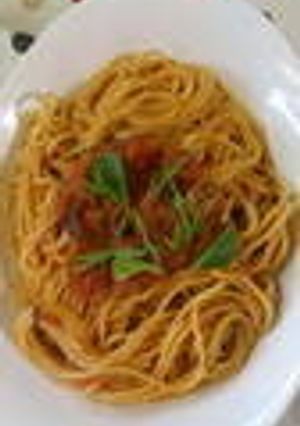 トマトソーススパゲッティ-レシピのメイン写真