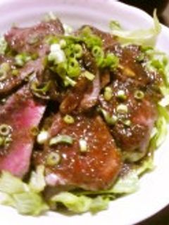 和風さっぱりステーキ丼-レシピのメイン写真