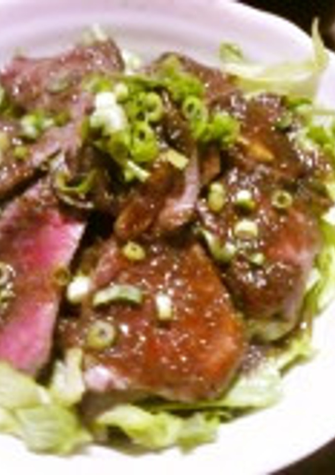 和風さっぱりステーキ丼-レシピのメイン写真