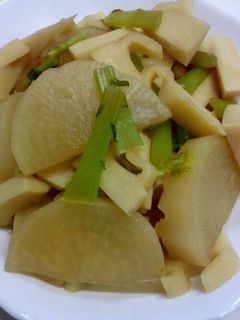 たけのこと大根のあっさり煮-レシピのメイン写真